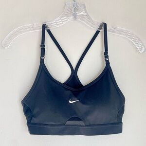 Nike Black Strappy Sports Bra Size Small Racerback